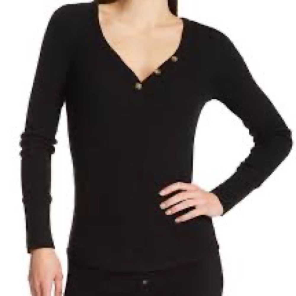 PJ Salvage Textured Essentials Rib Peachy Long Sleeve Shirt